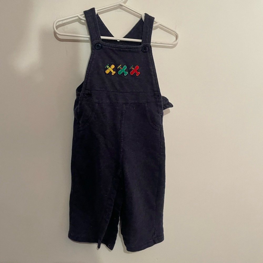 Airplanes grey blue‎ cotton overals vintage 
9 months
